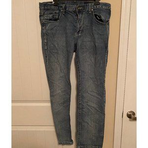 Axel Men's Slim Boot Cut Blue Denim Jeans